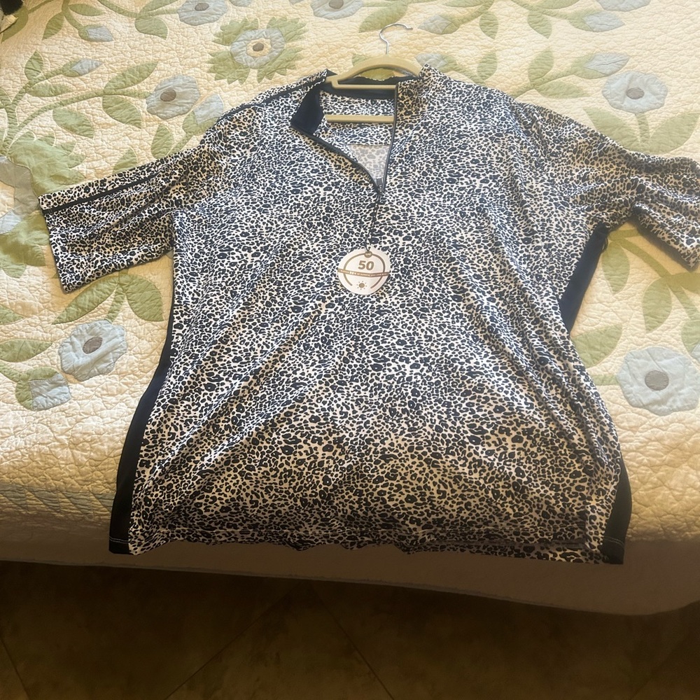 Plus size women’s golf shirt 3X NWT Tall brand